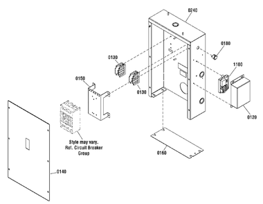 Control Box Group Diagram and Parts List for 076167-01  Briggs and Stratton Generator